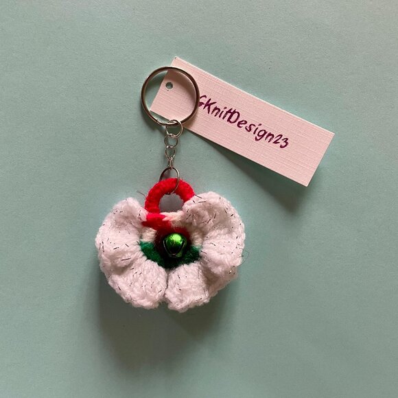 Handmade Keychain, Lightweight Charm, Christmas Charm Decor, Stocking Stuffer - Picture 2 of 5